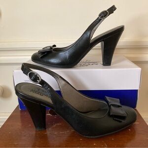Life Stride Brigid Slingback Heels with Memory Foam